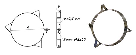 Хомут под растяжку