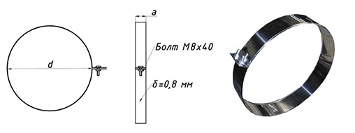 Хомут обжимной