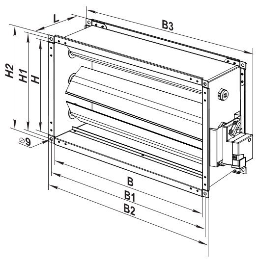 регулятори витрати повітря вентс