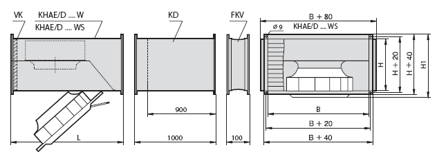 Габаритные размеры 355.5