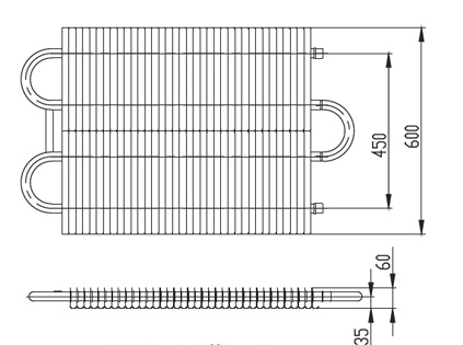 Радіатор опалення блоковий C20-72РБ ROSS