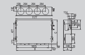 габаритные размеры