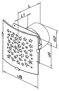 Вентс 125 Витро турбо габаритные размеры