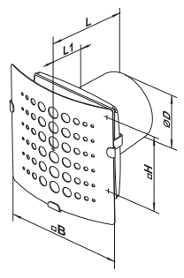 Вентс 100 З 12 габаритные размеры
