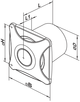 Вентс 125 Х габаритные размеры