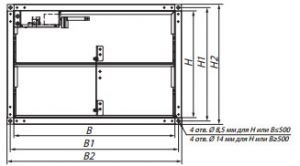 Клапан КПДУ габаритні розміри