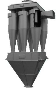 СЦН-50 группа из шести циклонов на общем бункере