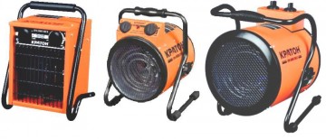 Тепловые пушки электрические фронтальный вид