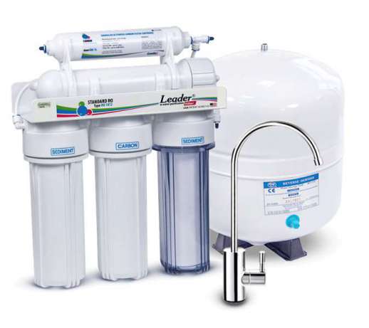 Системы обратного осмоса Leader: фронтальный вид