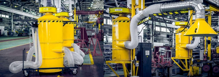 Аспирационные установки СовПлим с электростатическими фильтрами