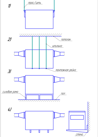 варіанти монтажа гідрофільтра