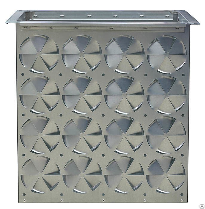 Секция воздуховода с эжекционными воздухораспределителиями