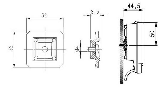 Размеры теплосчетчика Ладнис Гур 2ВР6