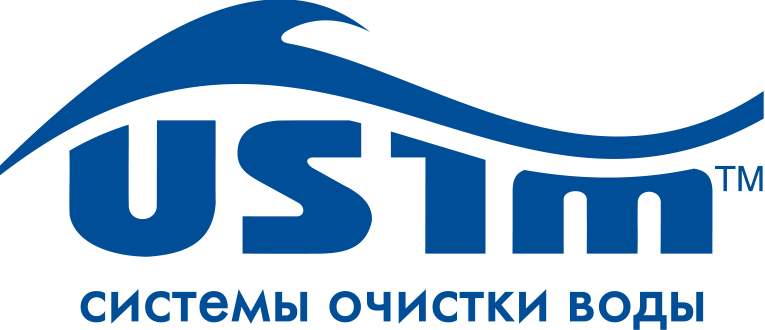 Логотип компании USTM фронтальный вид