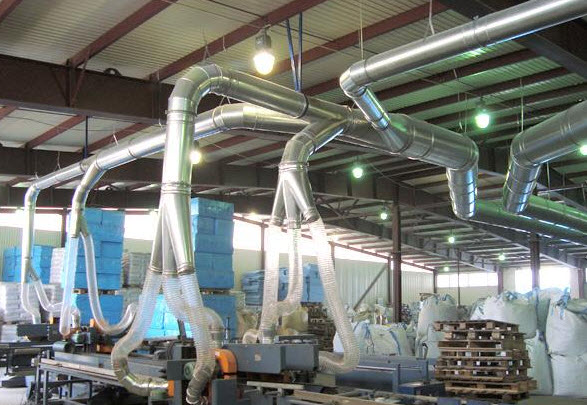 Системы вентиляции хлебопекарных предприятий общий вид