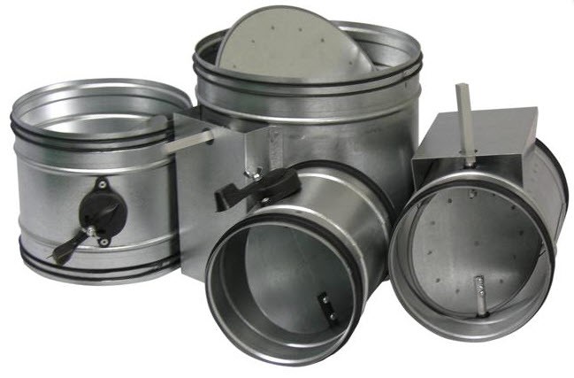 Клапаны и дроссели приточной вентиляции