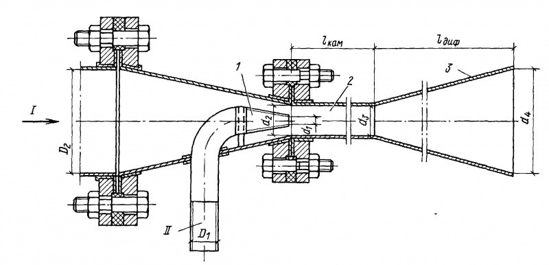 Эжектор высокого давления