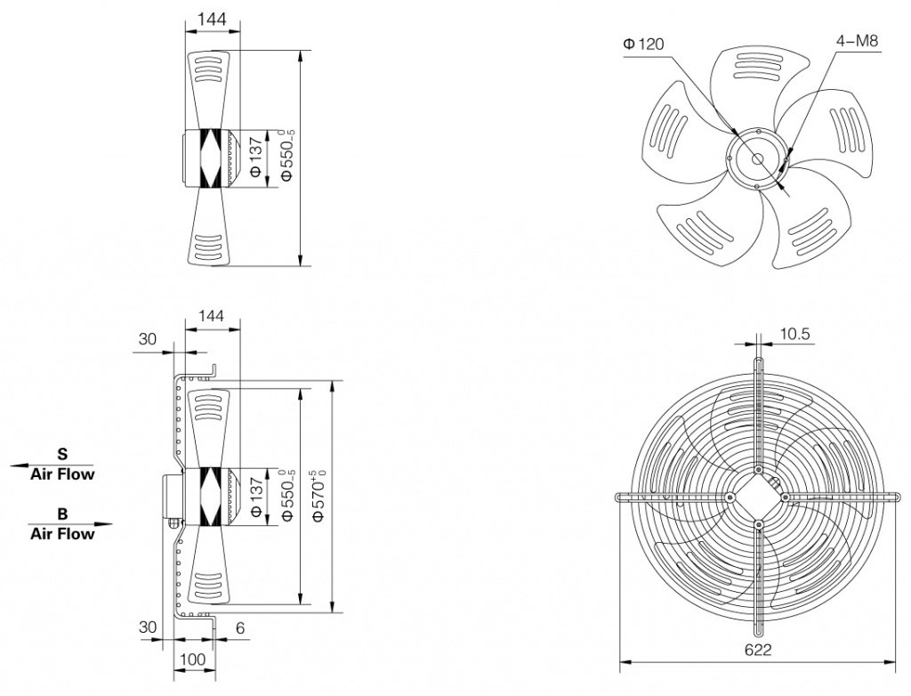 Осевой вентилятор WEIGUANG YWF 4D 550-S-B схема.jpg