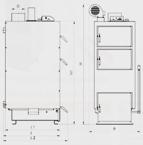 Marten Comfort MC-24 габаритные размеры