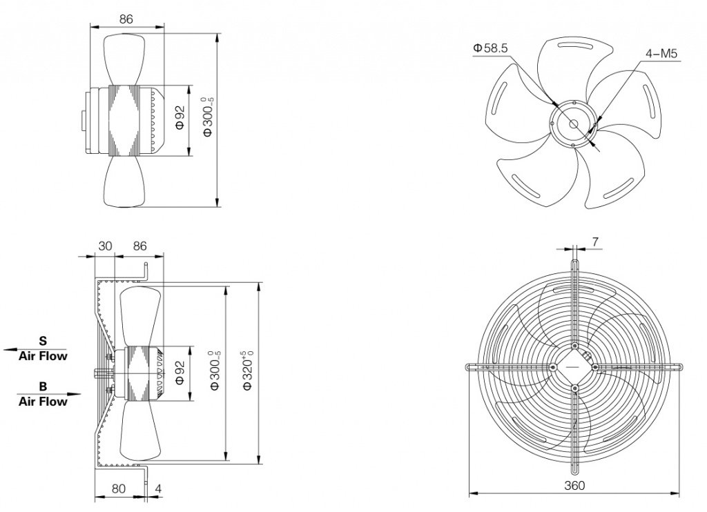 Осевой вентилятор WEIGUANG YWF 4D 300-S схема.jpg