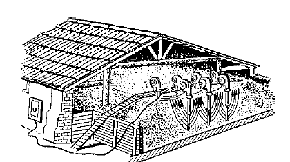 Пример работы однотрубной установки схема