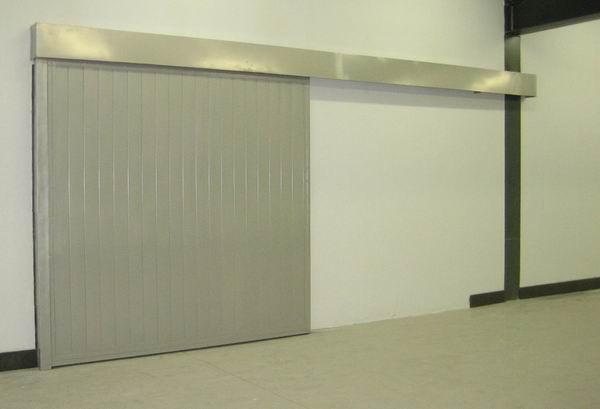 Противопожарные двери сдвижные фронтальный вид