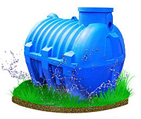 Септики Eco Roto: фронтальный вид