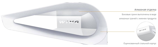 Корпус завесы WING E150