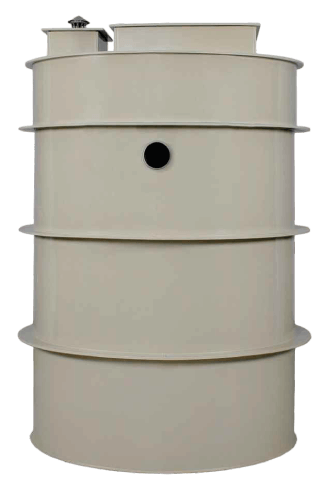 Станция биоочистки BioCWT S-4: фронтальный вид