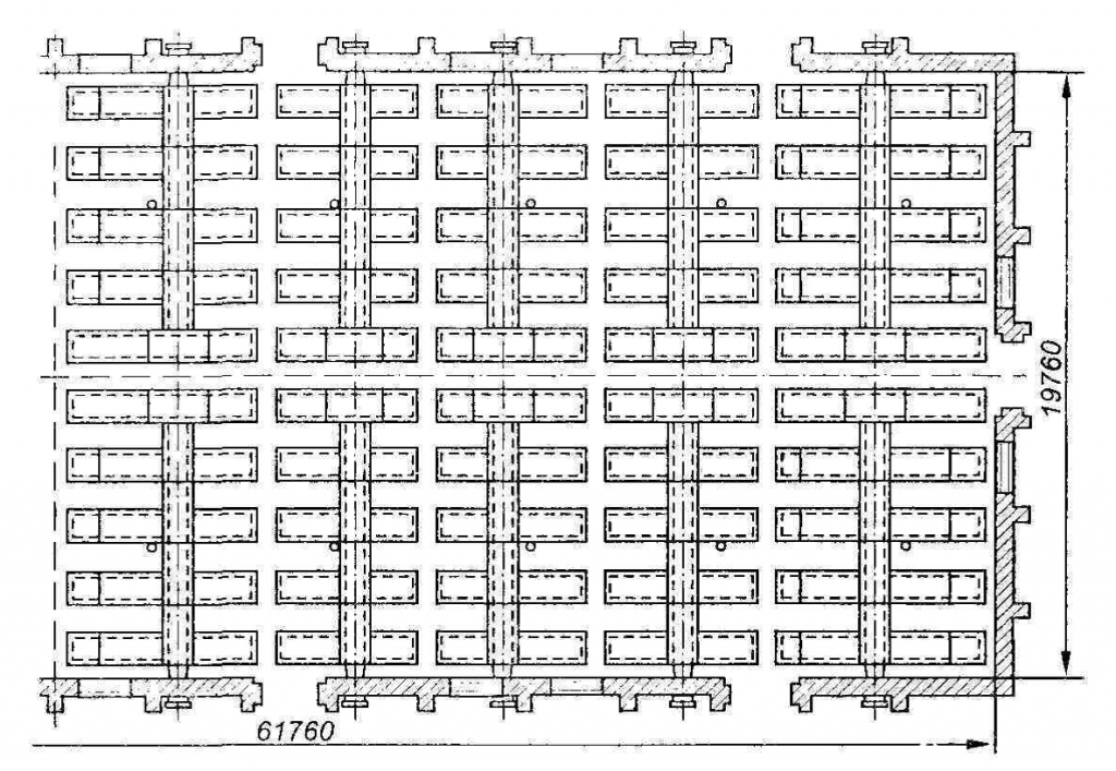 План размещения стационарных напольных установок схема