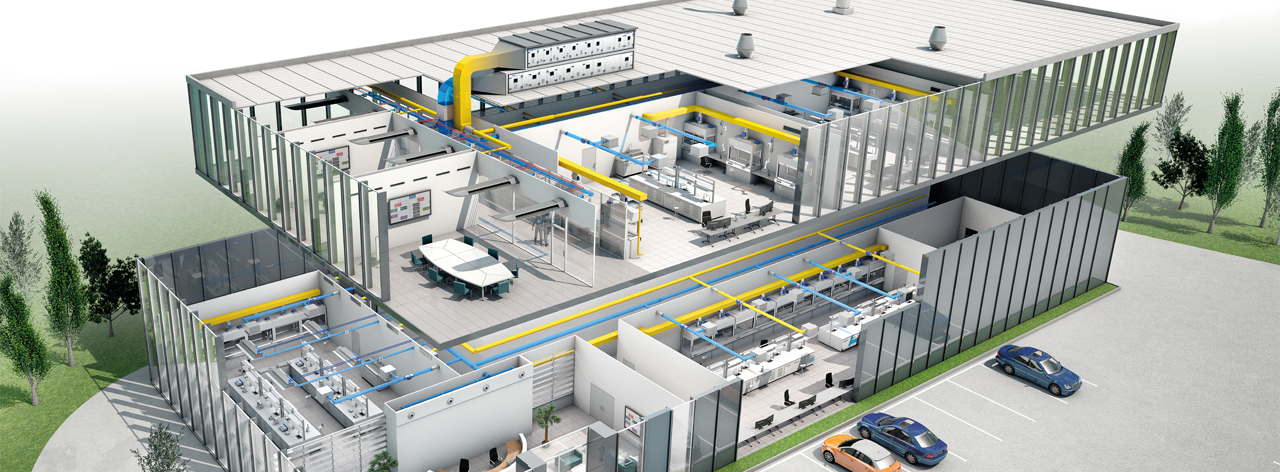 Система общеобменной приточно-вытяжной вентиляциСистема общеобменной приточно-вытяжной вентиляции здания