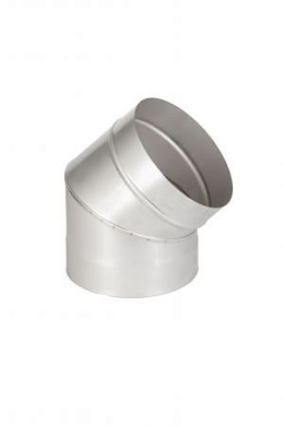 Колено из нержавейки 45 гр  0,5 мм 400ø