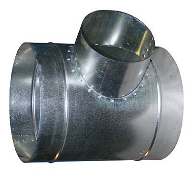 Тройник для круглых каналов 1000/560