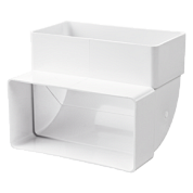 Колено вертикальное Вентс (Vents)  60*122