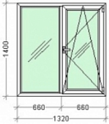 Окна SYNEGO  Стеклопакет: 4i-16-4-14-4i 