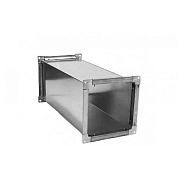 Прямокутний повітропровід з нержавіючої сталі 0,9 мм з шиною 20