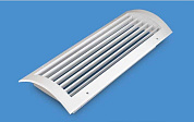 Вентиляционная однорядная радиальная решетка ES-KON EMT-R-U 200x150