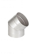 Колено из нержавейки 45 гр  0,5 мм 450ø