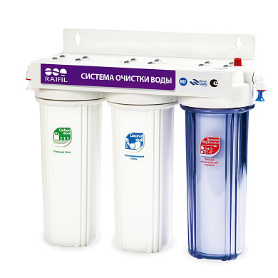 Водоочиститель под мойку 3-стадийный Raifil TRIO