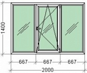 Окна Rehau Euro-Design 60 Стеклопакет :4i-10-4-10-4i Фурнитура Siegenia