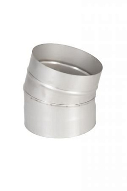 Отвод из оцинкованной стали 1250 мм 15 гр 