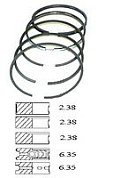 41158041 Кольца поршневые на 4.236 серию 